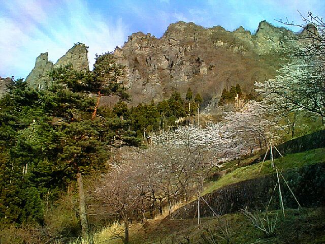 Mt. Myogi in April