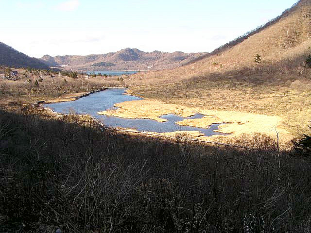 Kakumambuchi swamp at the end of autumn