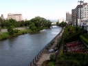 The Kitakami-gawa river