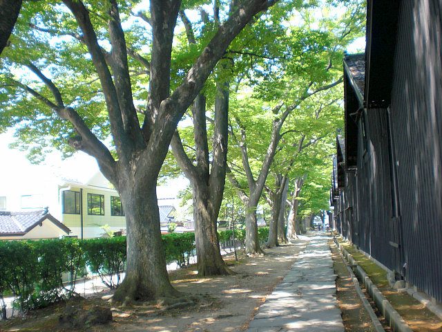 Sankyo storehouses in Sakata city