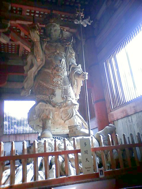 Tamonten in Todaiji, Nara.