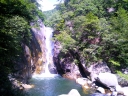 Sengadaki Waterfall in Shosenkyo