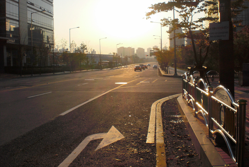 Seoul in morning sunrise.