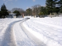 Aramaki Campus in Snow