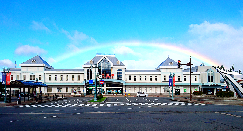 Yonezawa station in Yamagata prefecture