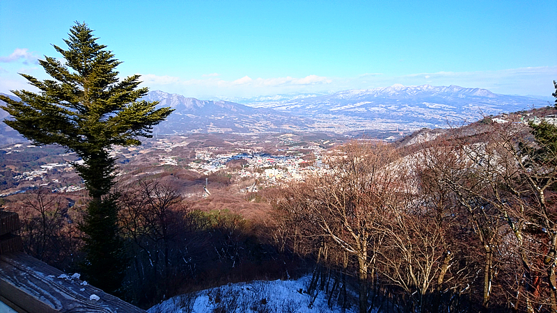 Mt. Akagi with snow (February, 2017)